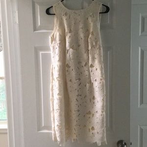 Ann Taylor white floral dress